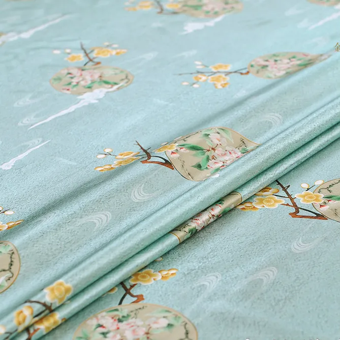 

16 mm silk stretch satin fabric meter 135 cm digital inkjet silk fabric satin soft dress shirt fabric wholesale silk cloth