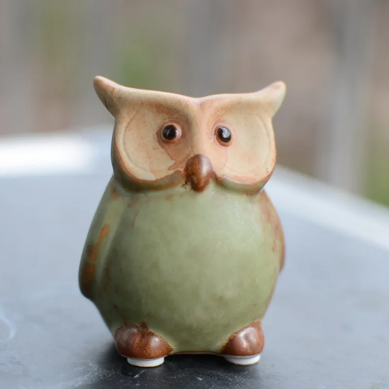 Керамическая сова украшение для дома искусство и ремесла креативные подарки