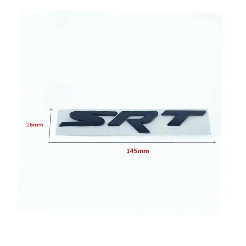 Металлическая наклейка srt эмблема заднего багажника для Chrysler Aspen Crossfire Ypsilon Dodge Jeep