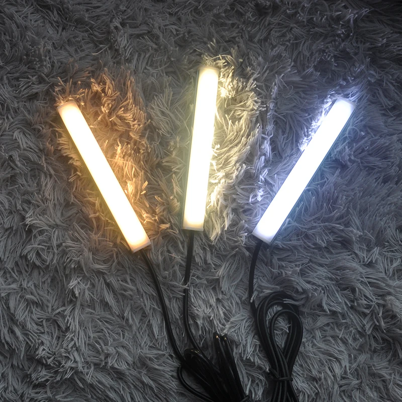 1 шт. светодиодный светильник бар USB Портативный книга 9SMD/18SMD 2835 5V натуральный мех