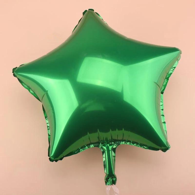 Новый 18 дюймовый надувной воздушный шар в форме пятиконечной звезды украшение