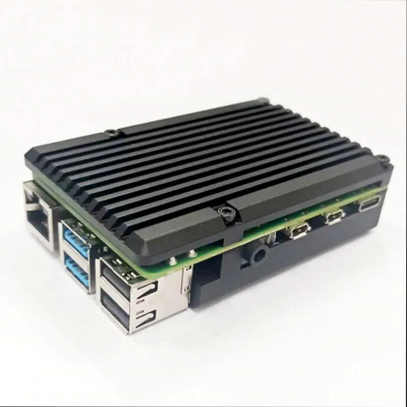 Raspberry Pi 4B Броня Алюминий сплав чехол защитная пластиковая задняя крышка