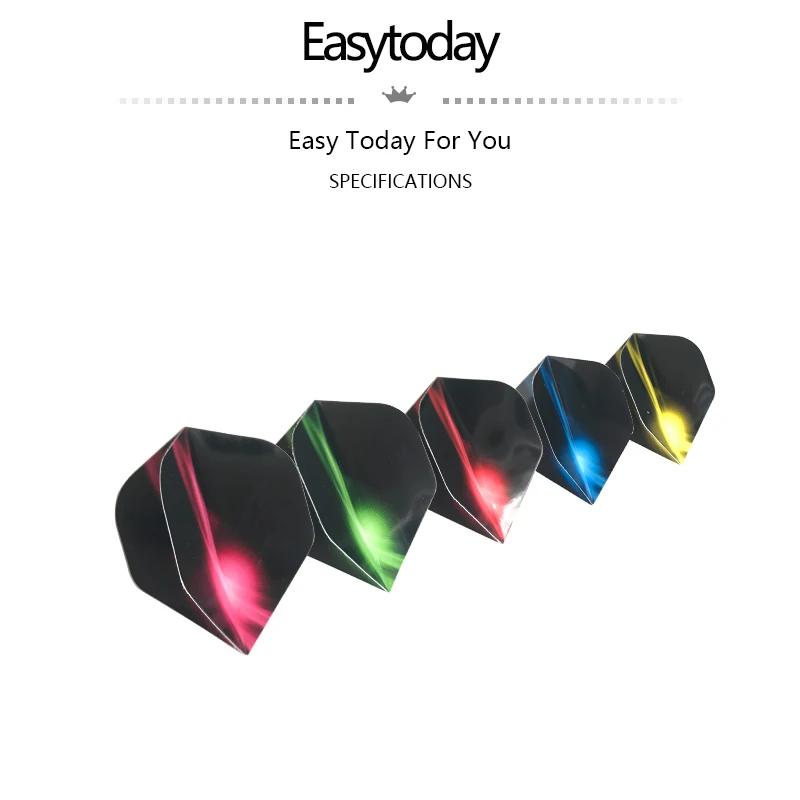 Easytoday 60 шт./компл. профессиональная Дротика s Аксессуары полеты пять цветов
