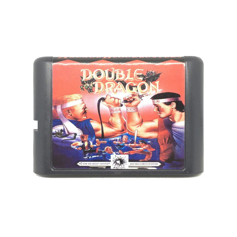 Двойная 16 битная игровая карточная игра Dragon картридж для Sega Mega Drive / Genesis System