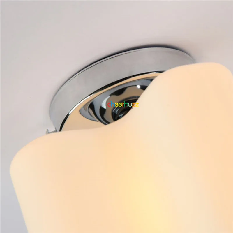 Современный минималистичный потолочный светильник из стекла Европейский