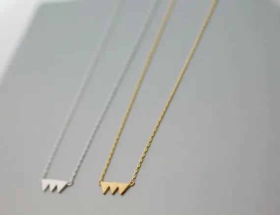 Новейший список ювелирных изделий колье в виде шеврона Tirade ожерелье треугольное