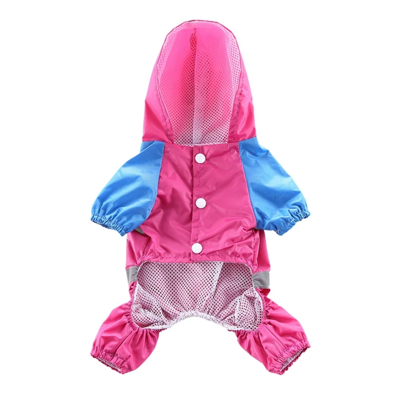 Дождевик для домашних животных водонепроницаемый дождевик собак с капюшоном