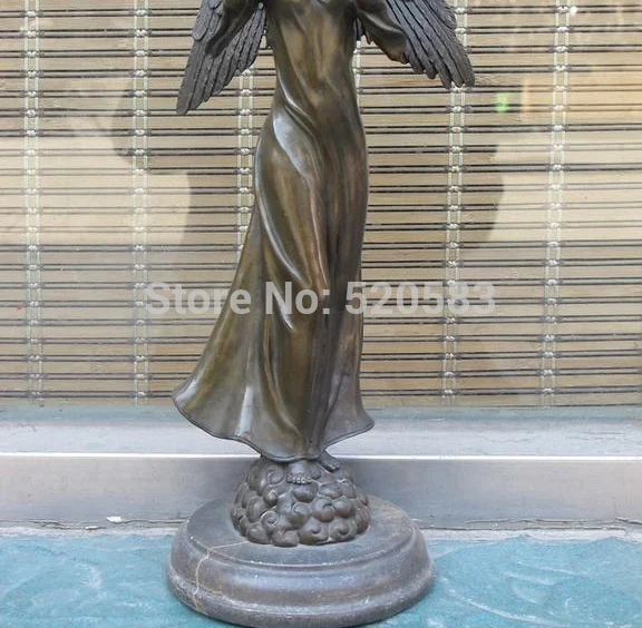 15&quotGreek myth Bronze Art Statue The winged angel musical conductor sculpture | Дом и сад