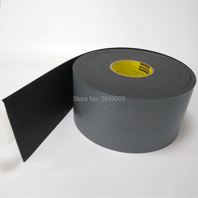 

3M Bumpon Resilient Rollstock SJ5816 Black R30FL, 4,5 дюйма x 36 ярдов, 1/Чехол