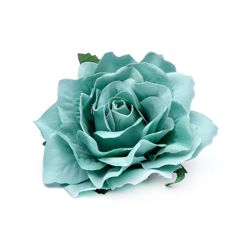 Flocking cloth 10cm simulation rose flower hair clip headdress boutonniere accessories |