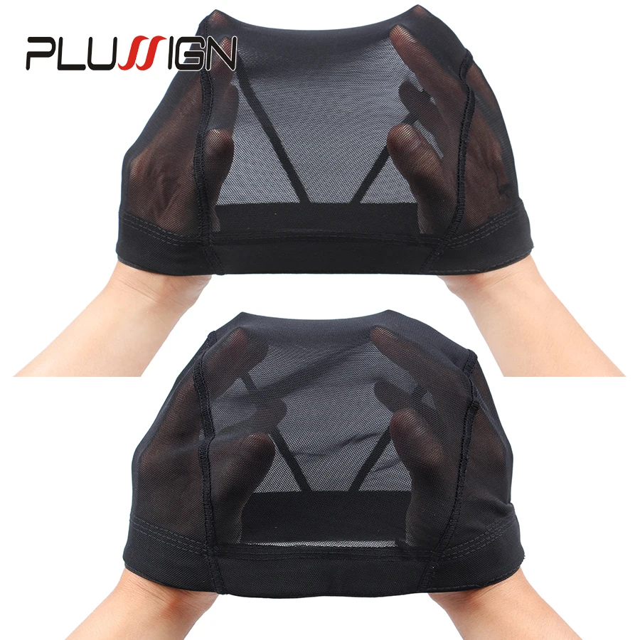 Купольная крышка для париков Plussign черная сетчатая Крышка изготовления оптовая