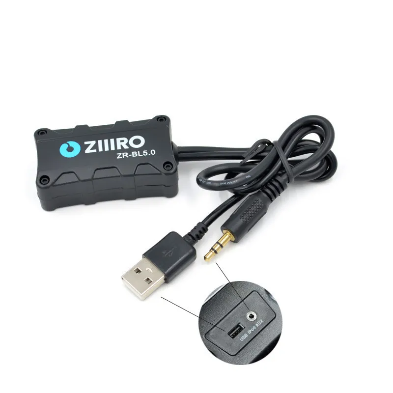 Aux Bluetooth 5 0 автомобильный модуль адаптер музыкальный приемник комплект с USB