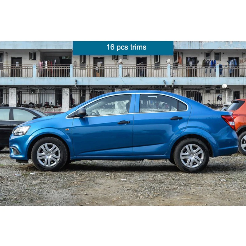 Lsrtw2017 304 нержавеющая сталь окна автомобиля планки для chevrolet aveo 2012 2013 Sonic зубная щётка для Holden Barina