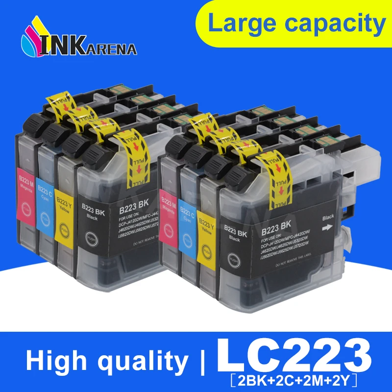 Картриджи LC221 для принтера Brother LC223 MFC J4420 J4620 J4625 J5320 J5625 J5720 J480 J680 J880 DW DCP