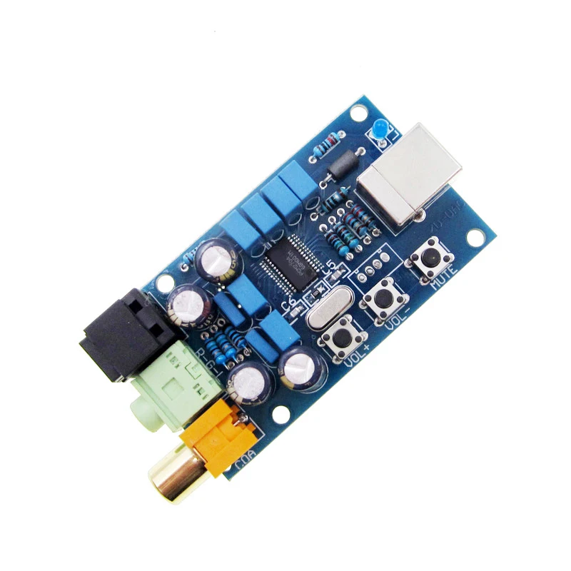 

PCM2704 USB DAC USB Power fiber optic coaxial analog output sz-11