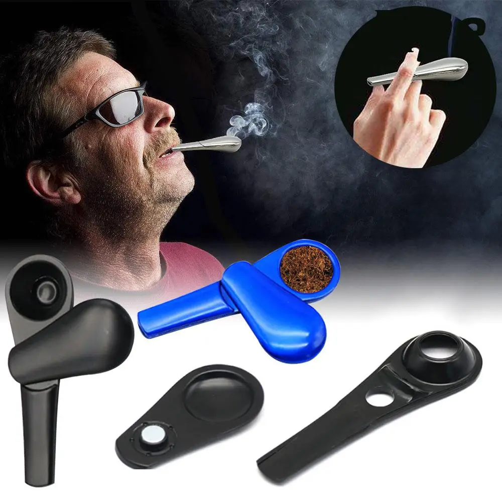 Новые креативные в форме ложки курительная трубка портативные металлические