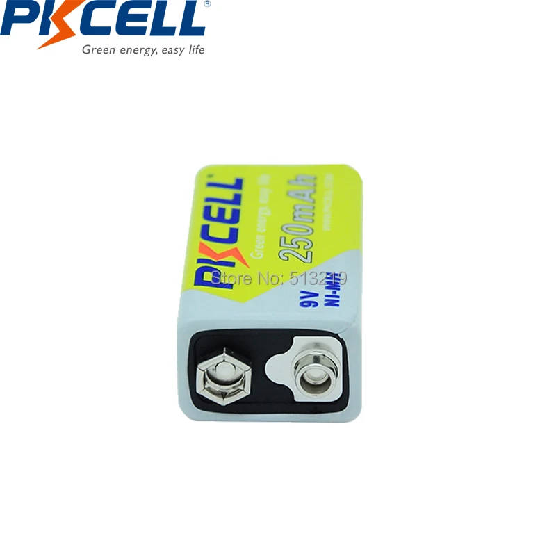 4 шт./лот PKCELL 9v инфракрасный термометр аккумуляторная батарея NIMH 250mah Улучшенный