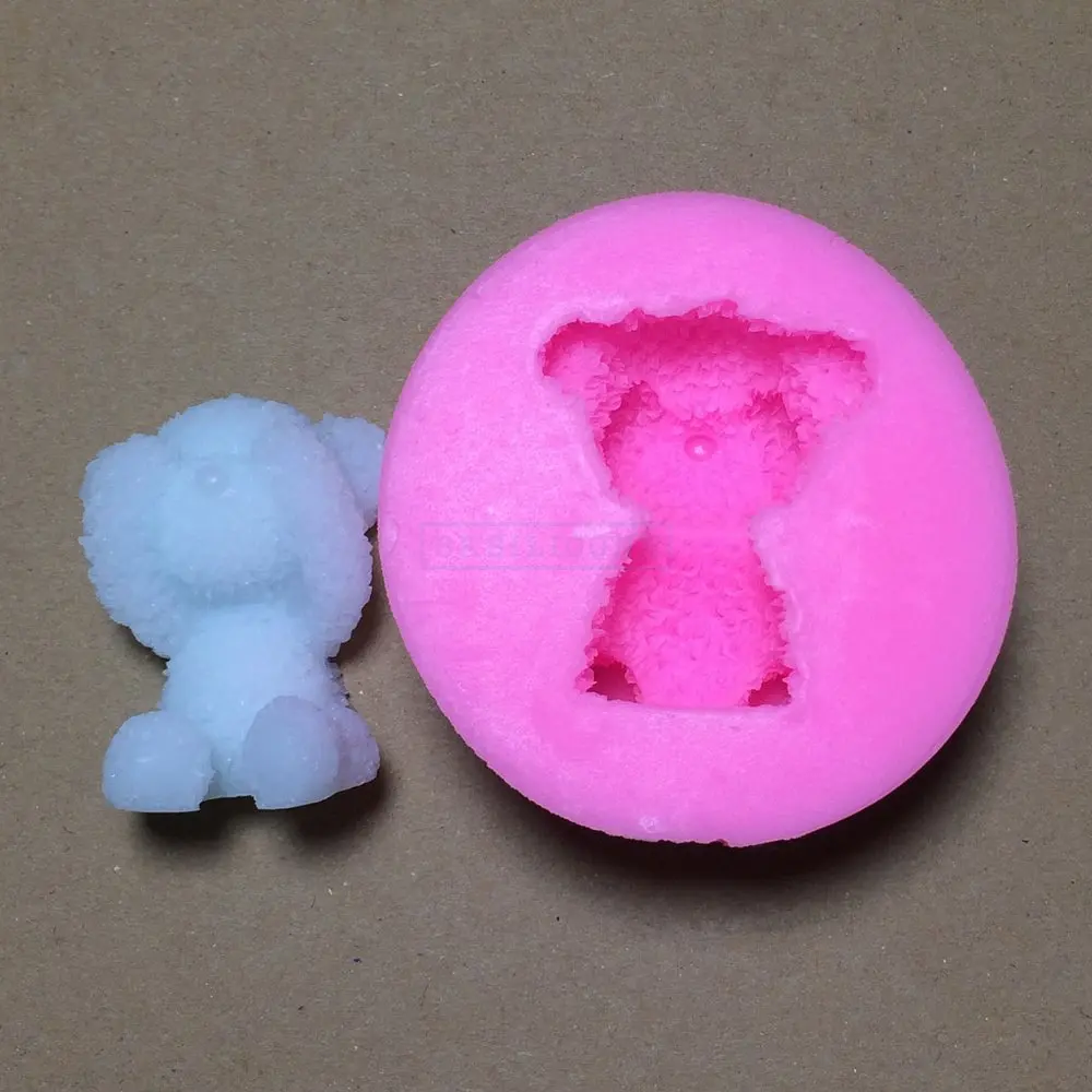 BM003 милый медведь силиконовая форма для мыла Sugarcraft Торт шоколадная жвачка паста
