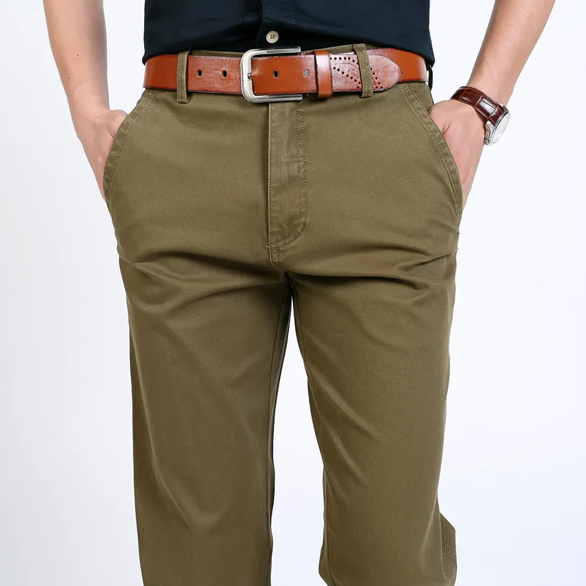 Мужские джоггеры EICHOS хлопковые однотонные деловые повседневные зимние брюки