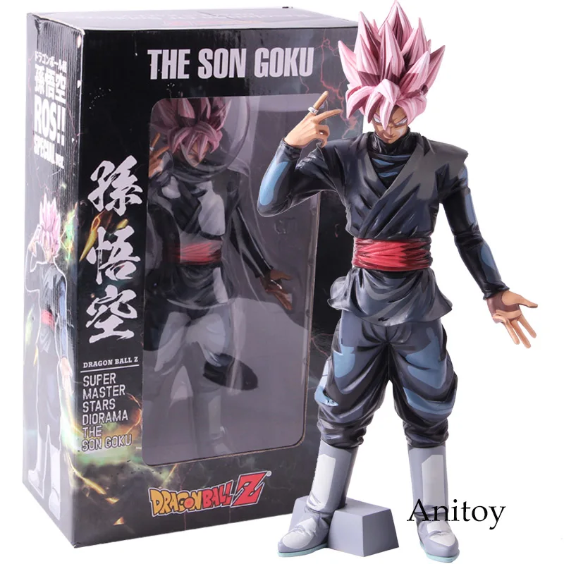 Dragon Ball Z Super Master Stars Piece Goku black rose Special Ver. ПВХ Стрекоза Фигурки Коллекционная модель игрушки - Цвет: with retail box
