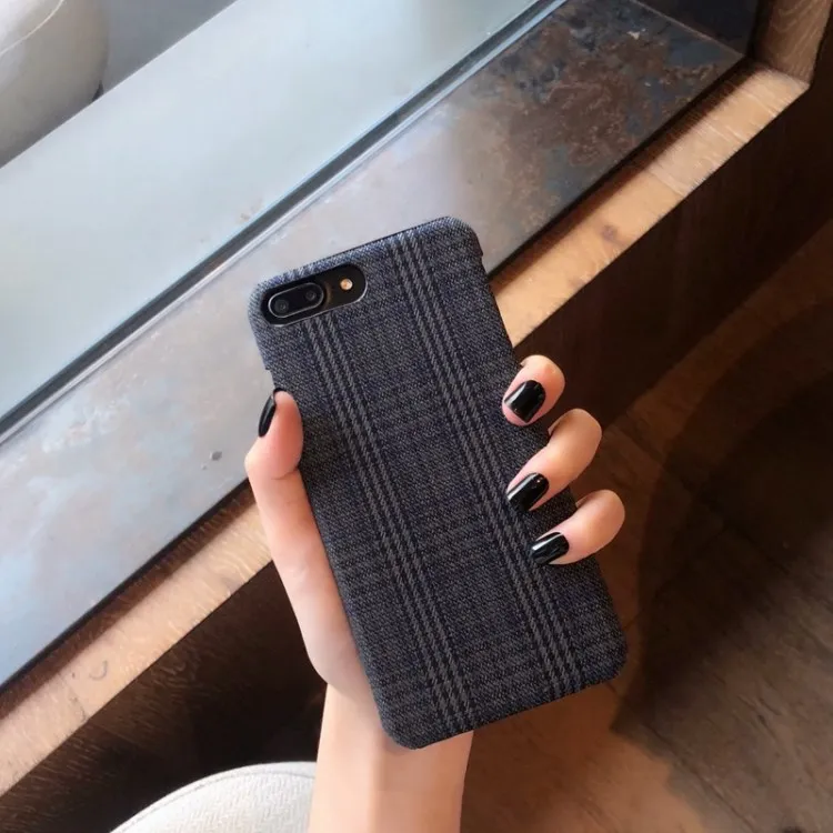 Простой клетчатый плюшевый чехол Wixcen для Huawei Mate 10 Pro P20 жесткий пластиковый Honor 9