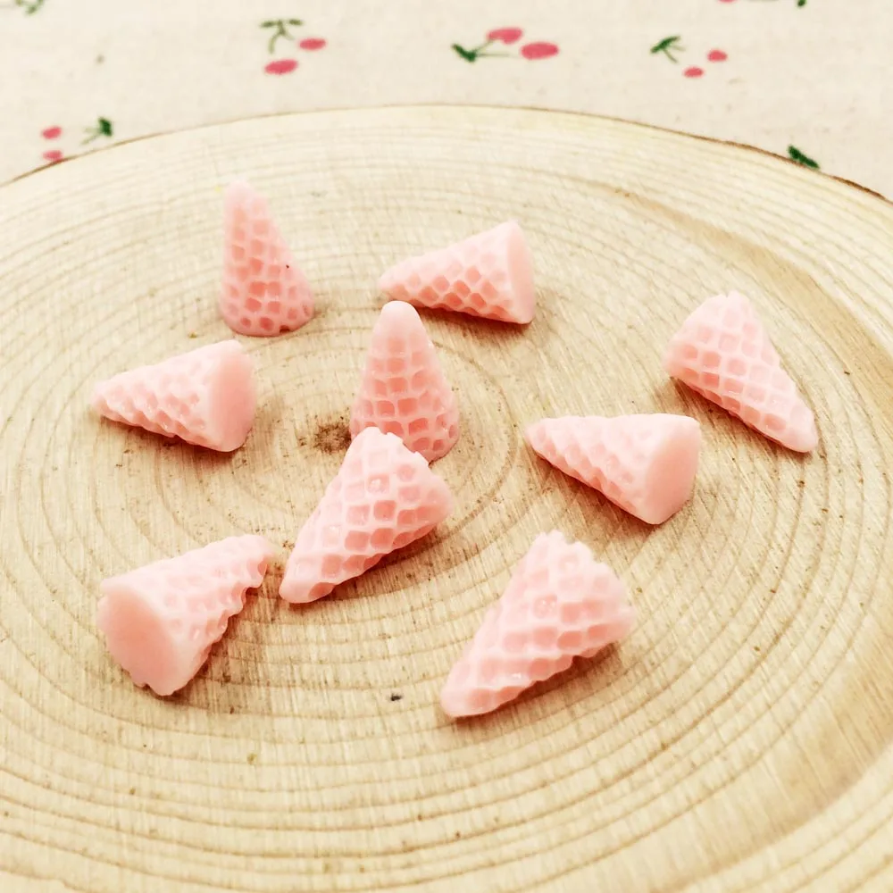 20 штук Kawaii мороженое &quotсделай сам&quot декоративные каучуковые ремесло