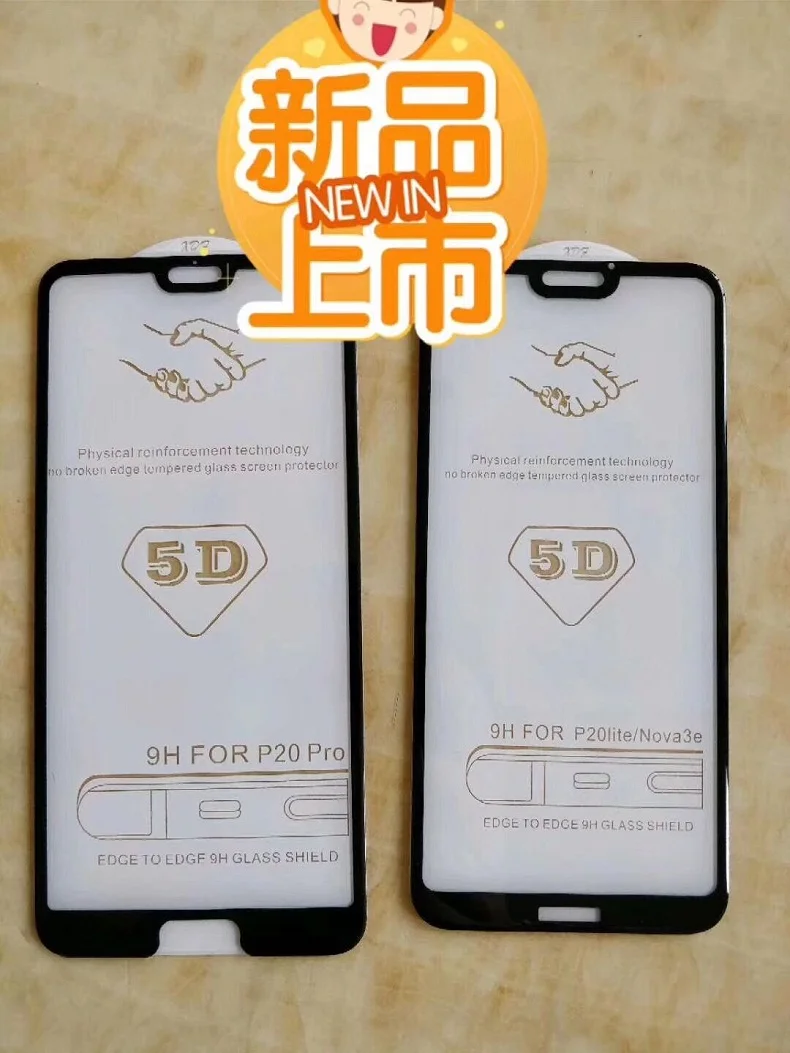 Для HUAWEI P20 Pro 6 1 &quotЗащитная пленка для экрана 5D полное покрытие 9H Закаленное