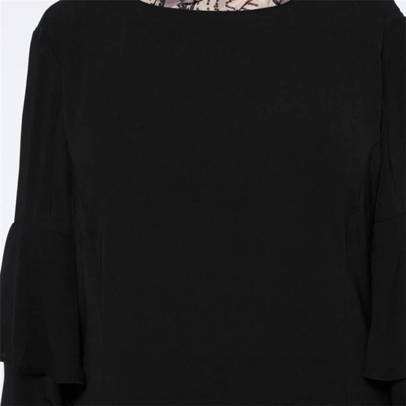 Мусульманские исламские женщины чистый цвет Плюс Размер Средний Восток длинное