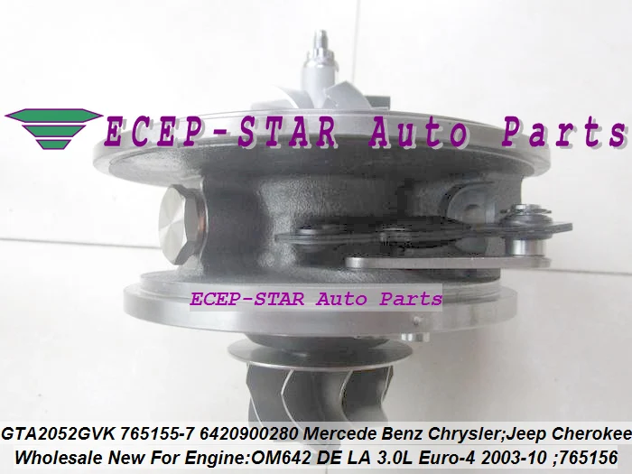 Турбо CHRA картридж Core GTB2056VK 777318 5002S A6420908590 для Mercedes Benz M E Class W164 W212 Sprinter II OM642 3.0L|turbo