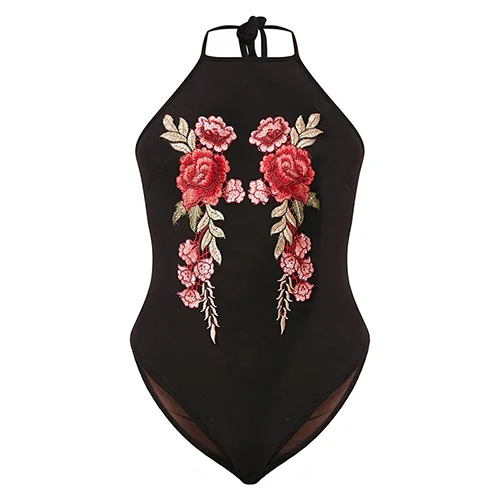 black Strappy Женское боди с вырезом на спине черный летние, пляжные, без рукавов сексуальные боди темно-синий совок шеи крест тонкий Cami боди Плюс-Размер - Цвет: black