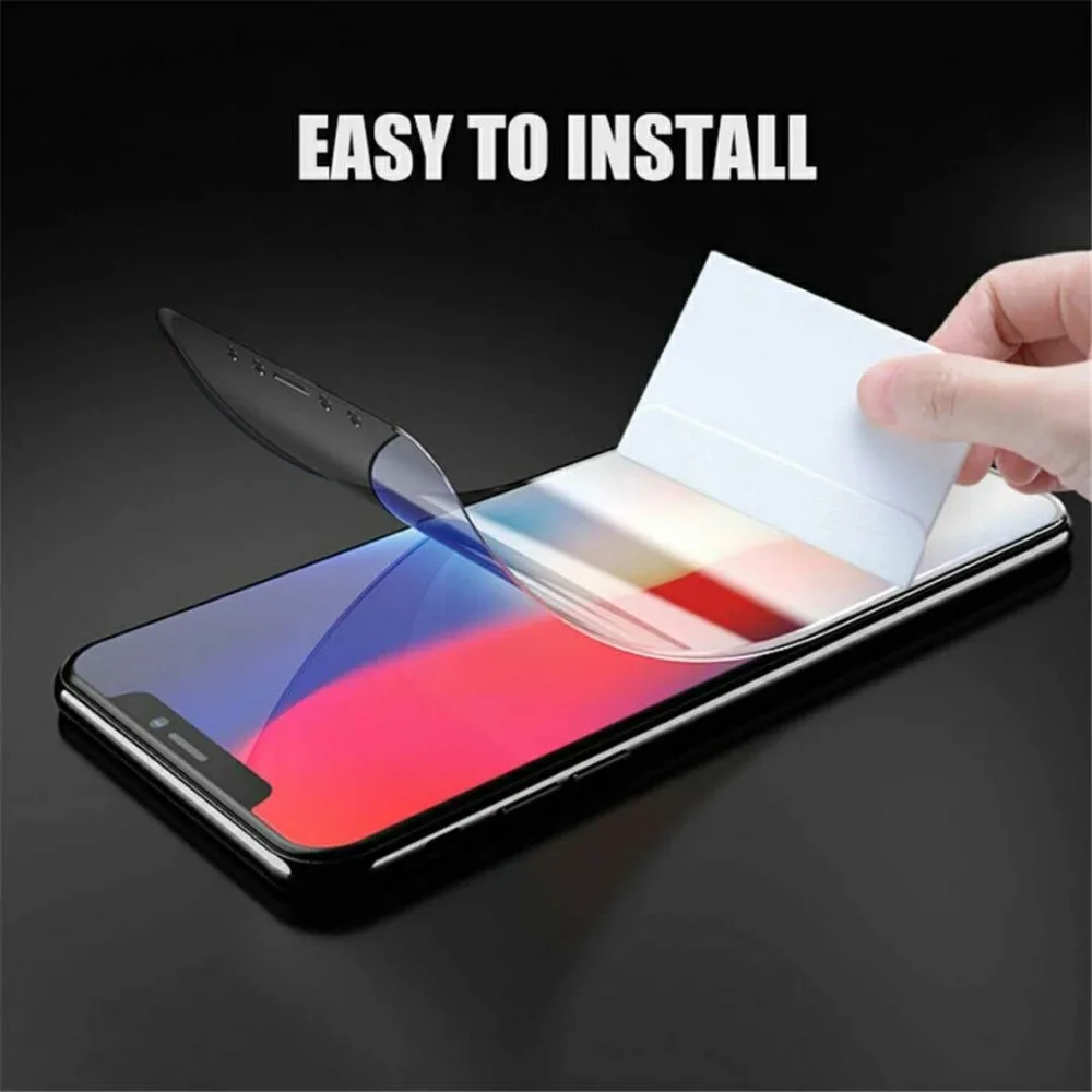 3D изогнутая мягкая защитная пленка для Samsung Galaxy S8 Plus Note 8 Защитная S7 S6 Edge (не