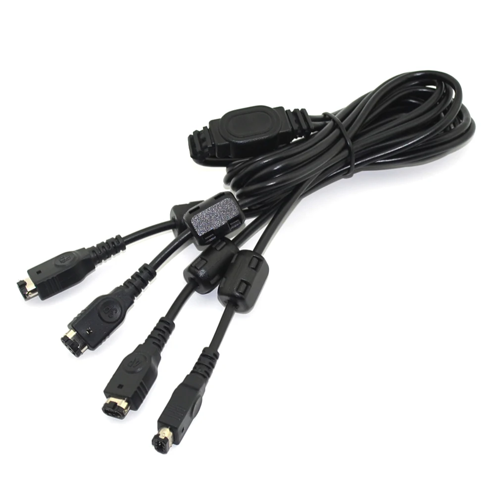 10pcs/lot  4 Player Link Cable for  Gameboy Advanced SP for GBA SP for GBA  game connect  cable