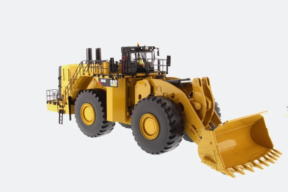 Литьевая игрушка модель дм 1:50 гусеница кошка 994K колесный погрузчик с рок ведро