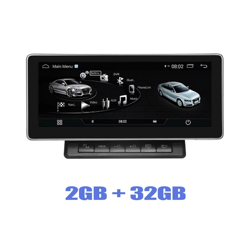 Android Car Multimedia player System IPS HD LCD Screen For Audi A6 4F 2004~2009 GPS Navigation - Цвет: Ram2GB  Rom32GB