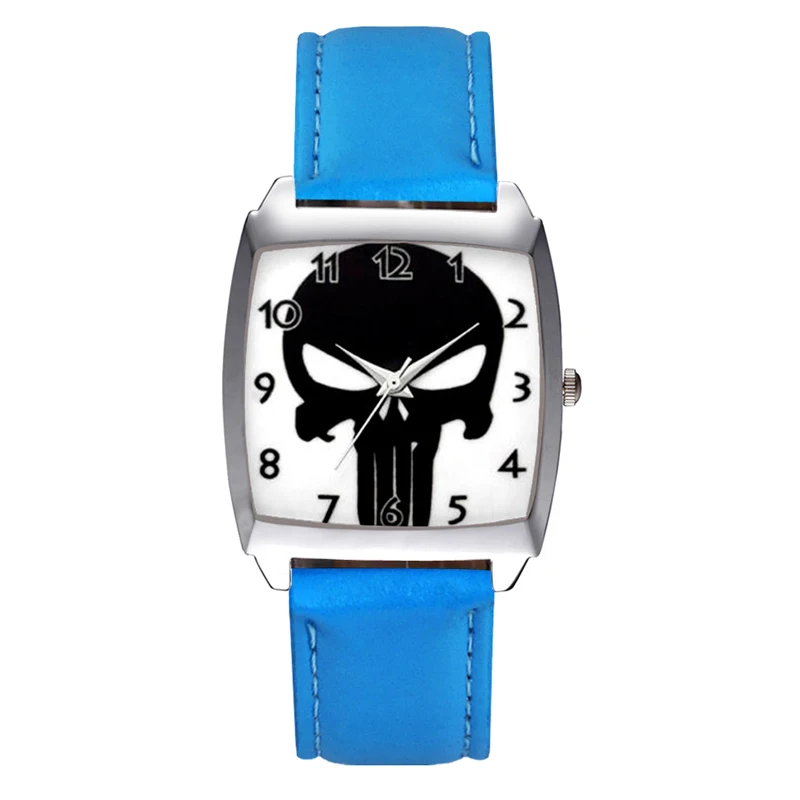 Часы Детские с прямоугольным циферблатом Стильные кварцевые наручные часы