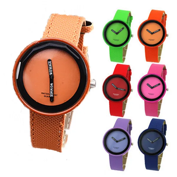 Модные часы женские кожаный ремешок розовые черные montre femme reloj mujer Саат | Наручные