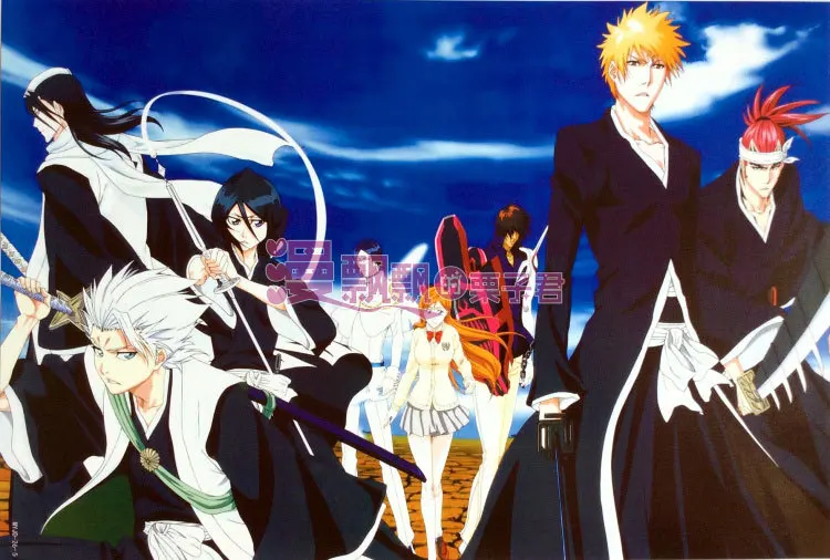 Хорошее качество 8 шт./компл. разные конструкции аниме A3 постеры BLEACH IGHIGO Hitsugaya