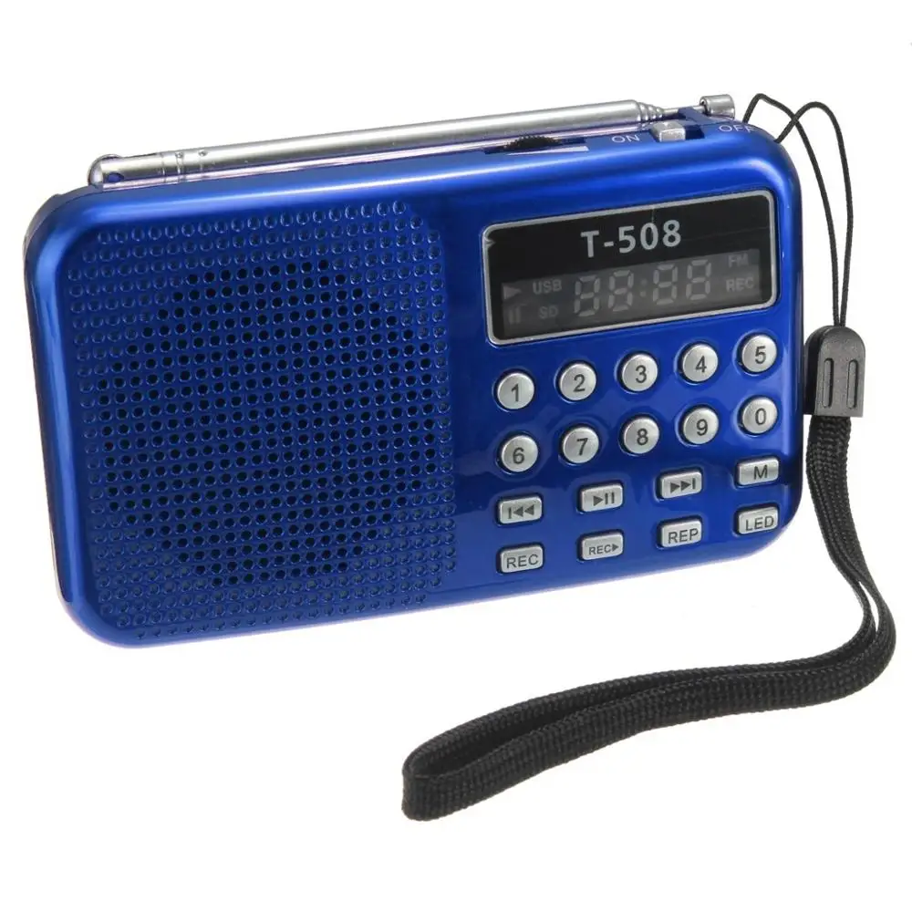 T508 Лидер продаж Портативный Hi Fi динамик с картой цифровой мультимедийный громкий