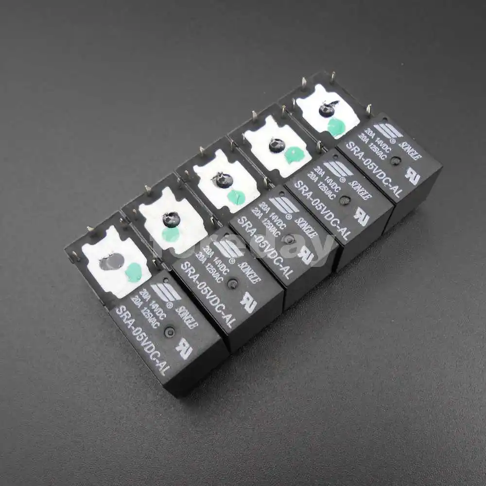 Фото 100 шт. стандартная катушка T74 20A PCB 5 В 12 24 постоянного тока 4 контакта SPDT переменного 100 шт. стандартная катушка T74 20A PCB 5 В 12 24 постоянного тока 4 контакта SPDT переменного