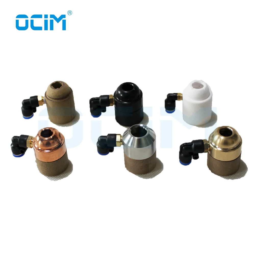 

1PC P80 Plasma Consumables CNC Shield Cup Nozzle Water Cooled Cooling Adpater