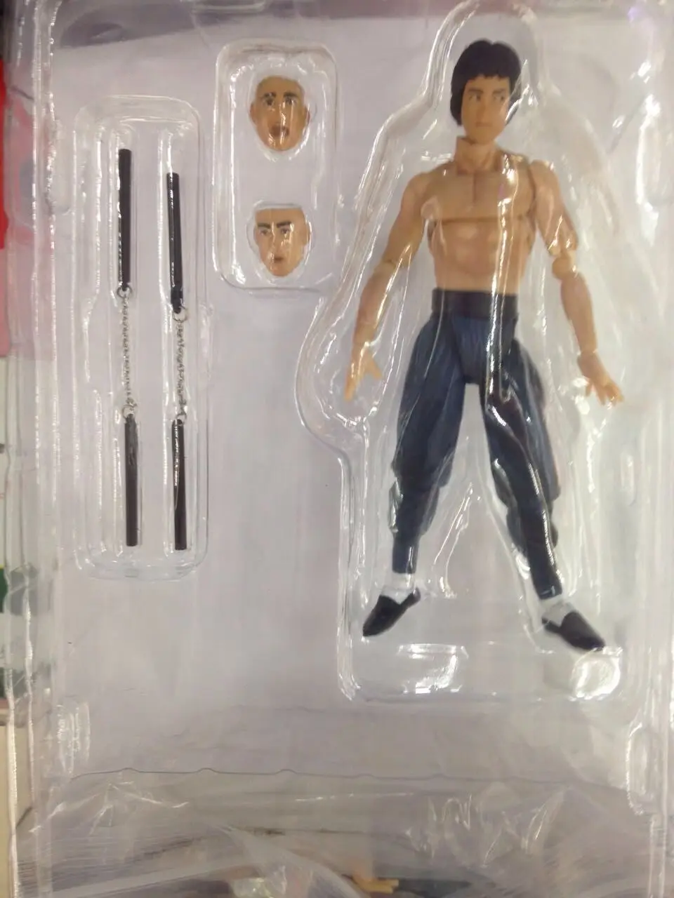 1 шт. 14 см крутой Брюс Ли Китайский кунг фу Мастер ПВХ подвижные фигурки MF Figma 266