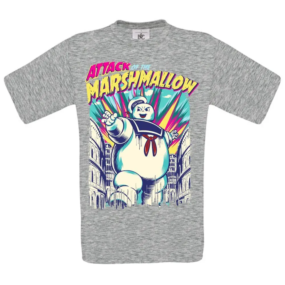 ATTACK OF THE MARSHMALLOW stay tuff puft movie parody/детская футболка с рисунком Новая модная мужская