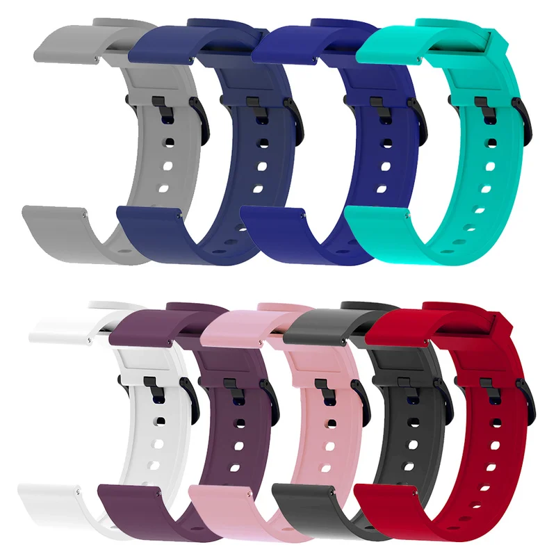Силиконовый ремешок для Amazfit Bip сменный Xiaomi Huami браслет Bit запястья 20
