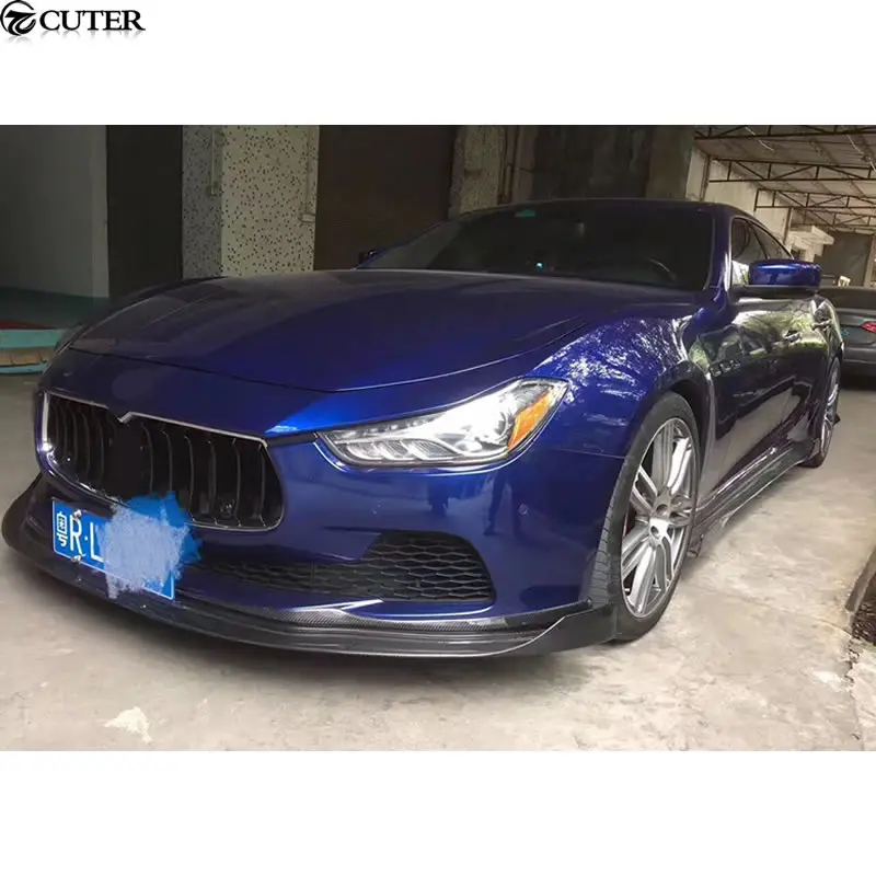 Комплект для кузова автомобиля из углеродного волокна передний бампер губа