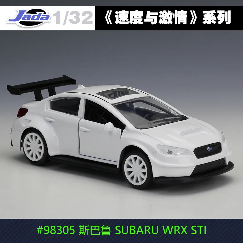 1 1:32 Jada Форсаж сплав автомобиль SUBARU WRX STI Металл Diecasts классическая модель игрушечных автомобилей Коллекция игрушек для детей подарок - Цвет: 1