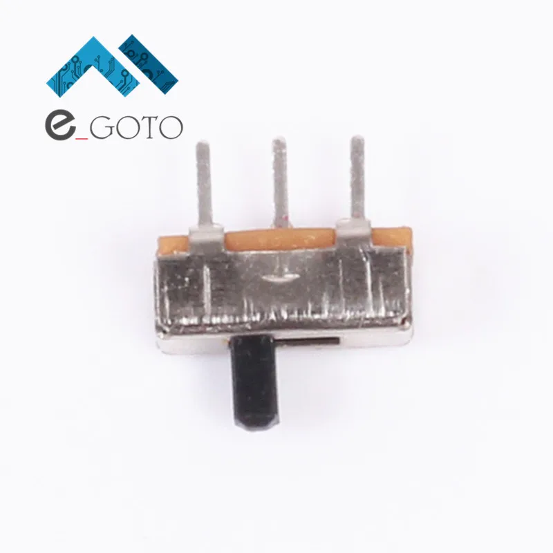 100 шт. ss12d00g3 мини вертикальной ползунковый Переключатель 1P3T 3pin 2-tranches 3 мм для DIY