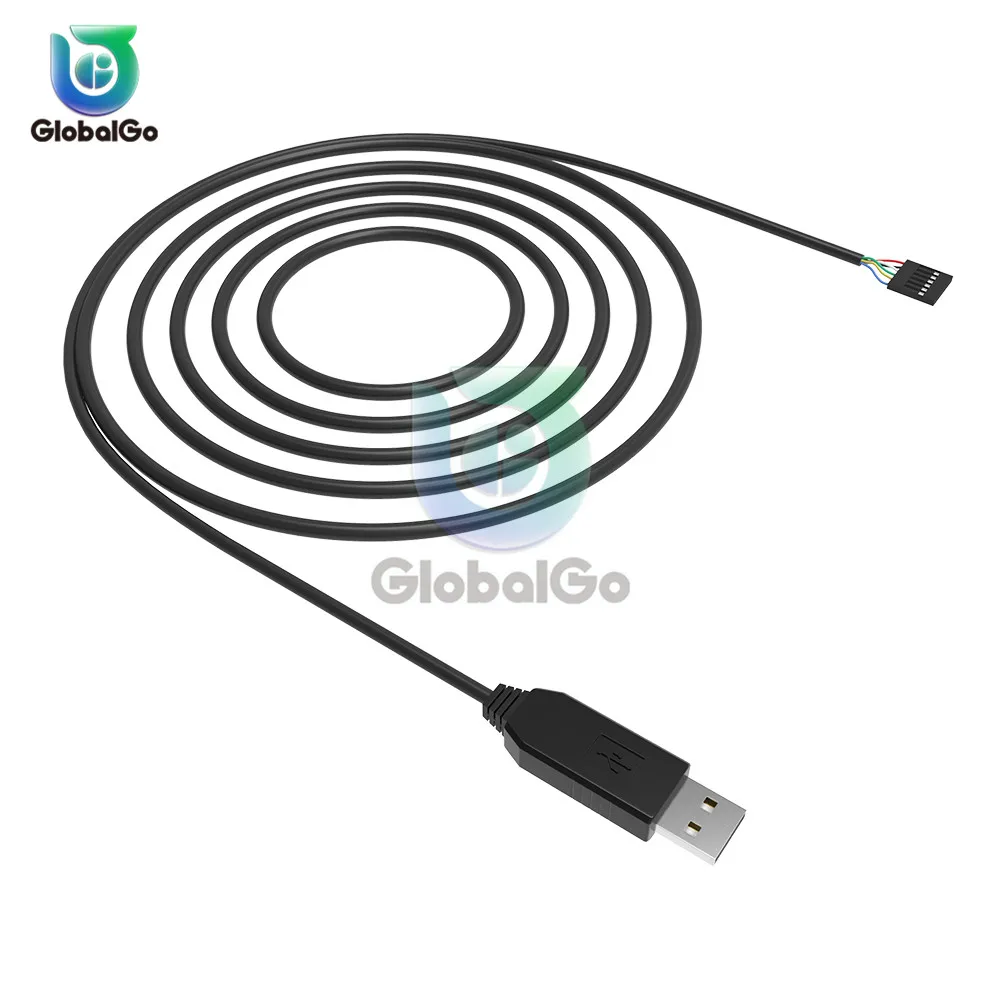 FT232 6Pin USB к ttl UART последовательный провод адаптер RS232 скачать кабель светодиодный