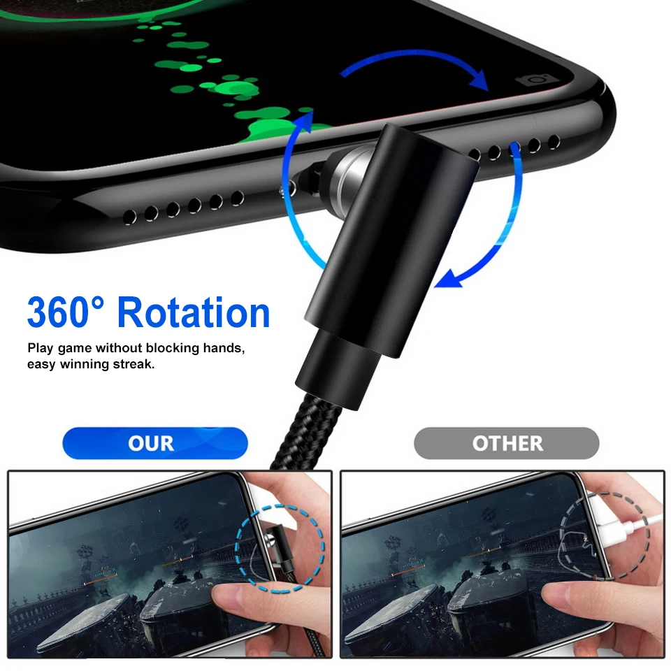 ANBES Быстрый Магнитный кабель Micro usb type C зарядное устройство для зарядки iPhone XS X XR 8 7