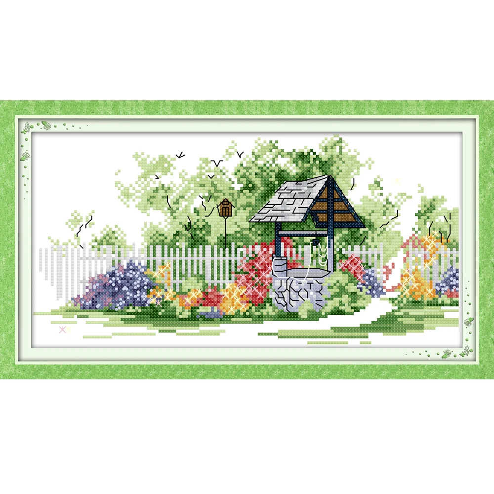 

NKF Well Cross Stitch Kits Embroidery Needlework Set 11CT 14CT Chinese Cross Stitch for Home Decor