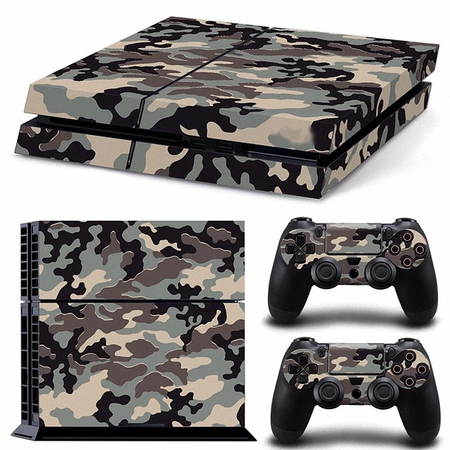 Newest Vinyl Sticker Pattern Decals for PS4 Console &ampamp Controller Skin Urban Camouflage v2 Game Accessories | Электроника